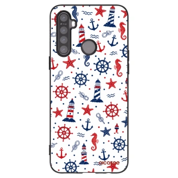 Picasee fekete szilikon tok az alábbi mobiltelefonokra Realme 5 - Sailor Vibes