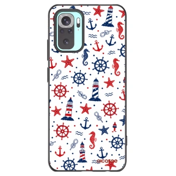 Picasee fekete szilikon tok az alábbi mobiltelefonokra Xiaomi Redmi Note 10 Pro - Sailor Vibes