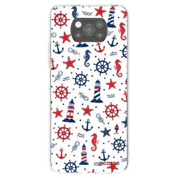Picasee fekete szilikon tok az alábbi mobiltelefonokra Xiaomi Poco X3 Pro - Sailor Vibes