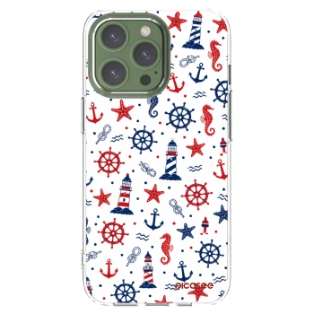 Picasee átlátszó szilikon tok az alábbi mobiltelefonokra Apple iPhone 13 Pro - Sailor Vibes