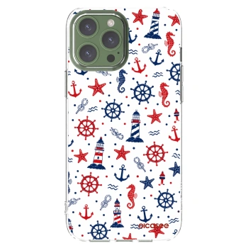 Picasee átlátszó szilikon tok az alábbi mobiltelefonokra Apple iPhone 13 Pro Max - Sailor Vibes