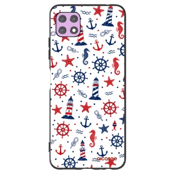 Picasee fekete szilikon tok az alábbi mobiltelefonokra Samsung Galaxy A22 A226B 5G - Sailor Vibes