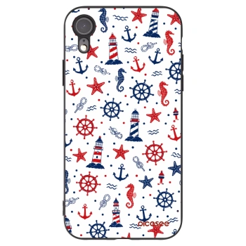 Picasee fekete szilikon tok az alábbi mobiltelefonokra Apple iPhone 6 Plus/6S Plus - Sailor Vibes