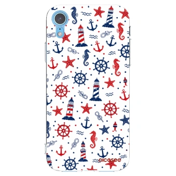 Picasee átlátszó szilikon tok az alábbi mobiltelefonokra Apple iPhone XR - Sailor Vibes