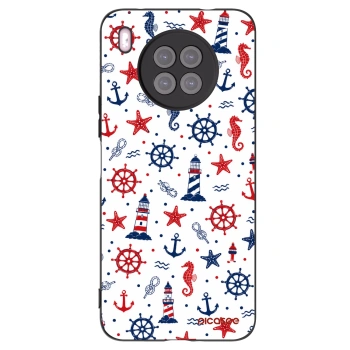 Picasee fekete szilikon tok az alábbi mobiltelefonokra Huawei Nova 8i - Sailor Vibes