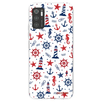 Picasee átlátszó szilikon tok az alábbi mobiltelefonokra Xiaomi Poco M3 Pro 5G - Sailor Vibes