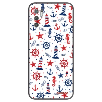 Picasee fekete szilikon tok az alábbi mobiltelefonokra Xiaomi Poco M3 Pro 5G - Sailor Vibes
