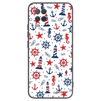 Picasee fekete szilikon tok az alábbi mobiltelefonokra Realme 8 5G - Sailor Vibes
