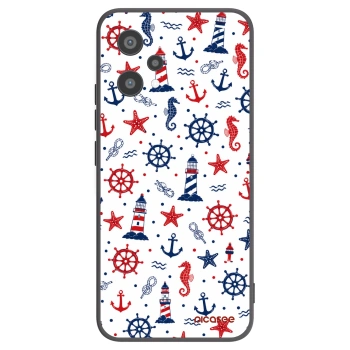 Picasee fekete szilikon tok az alábbi mobiltelefonokra Realme 9 Pro 5G - Sailor Vibes