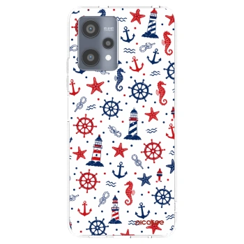 Picasee átlátszó szilikon tok az alábbi mobiltelefonokra Realme 9 Pro 5G - Sailor Vibes