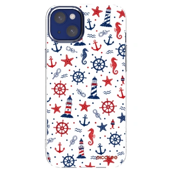 Picasee átlátszó szilikon tok az alábbi mobiltelefonokra Apple iPhone 14 Plus - Sailor Vibes