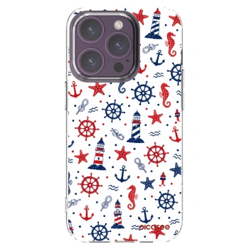 Picasee átlátszó szilikon tok az alábbi mobiltelefonokra Apple iPhone 14 Pro - Sailor Vibes