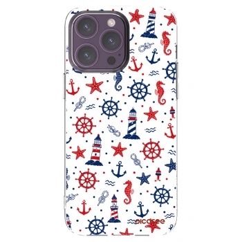 Picasee átlátszó szilikon tok az alábbi mobiltelefonokra Apple iPhone 14 Pro Max - Sailor Vibes