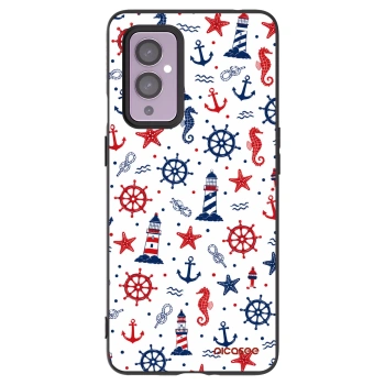 Picasee fekete szilikon tok az alábbi mobiltelefonokra OnePlus 9 - Sailor Vibes