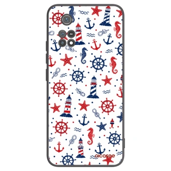 Picasee fekete szilikon tok az alábbi mobiltelefonokra Xiaomi Poco M4 Pro - Sailor Vibes