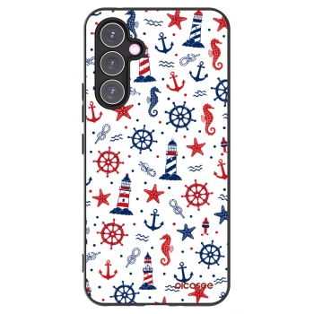 Picasee fekete szilikon tok az alábbi mobiltelefonokra Samsung Galaxy A54 5G A546B - Sailor Vibes