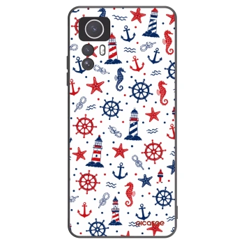 Picasee fekete szilikon tok az alábbi mobiltelefonokra Xiaomi Redmi Note 12S - Sailor Vibes