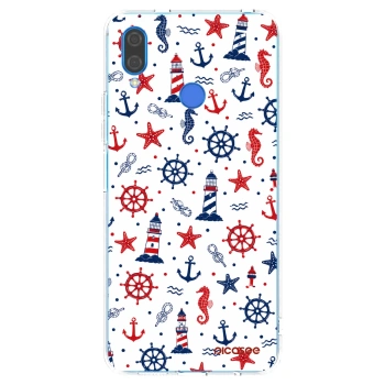 Picasee átlátszó szilikon tok az alábbi mobiltelefonokra Huawei Nova 3 - Sailor Vibes