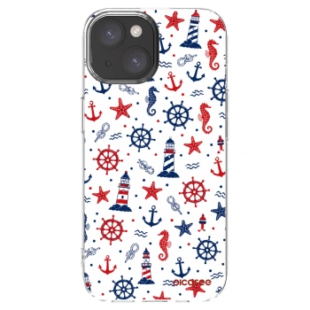 Picasee átlátszó szilikon tok az alábbi mobiltelefonokra Apple iPhone 15 - Sailor Vibes