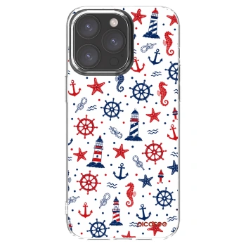 Picasee átlátszó szilikon tok az alábbi mobiltelefonokra Apple iPhone 15 Pro Max - Sailor Vibes