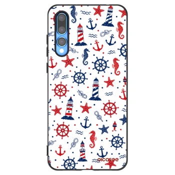 Picasee fekete szilikon tok az alábbi mobiltelefonokra Huawei P20 Pro - Sailor Vibes