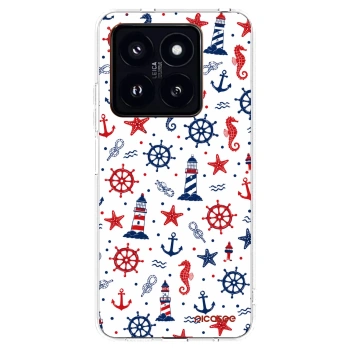 Picasee átlátszó szilikon tok az alábbi mobiltelefonokra Xiaomi 14 Pro - Sailor Vibes