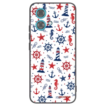 Picasee fekete szilikon tok az alábbi mobiltelefonokra Motorola Edge 40 Neo - Sailor Vibes
