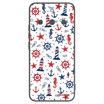 Picasee fekete szilikon tok az alábbi mobiltelefonokra Realme 11 Pro+ - Sailor Vibes