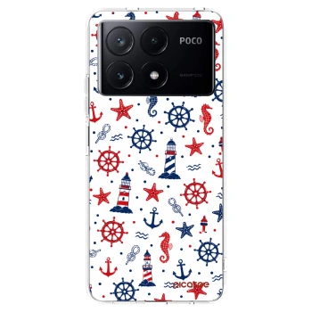 Picasee átlátszó szilikon tok az alábbi mobiltelefonokra Xiaomi Poco X6 Pro - Sailor Vibes