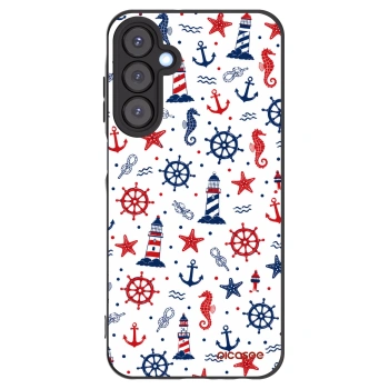 Picasee fekete szilikon tok az alábbi mobiltelefonokra Samsung Galaxy A25 A256B 5G - Sailor Vibes