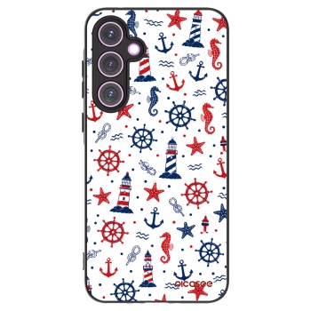 Picasee fekete szilikon tok az alábbi mobiltelefonokra Samsung Galaxy A35 5G A356B - Sailor Vibes