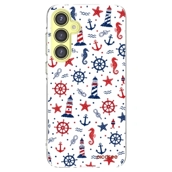 Picasee átlátszó szilikon tok az alábbi mobiltelefonokra Samsung Galaxy A35 5G A356B - Sailor Vibes