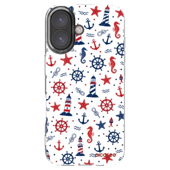 Picasee átlátszó szilikon tok az alábbi mobiltelefonokra Apple iPhone 16 - Sailor Vibes