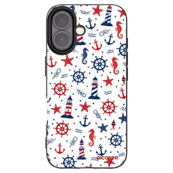 Picasee fekete szilikon tok az alábbi mobiltelefonokra Apple iPhone 16 - Sailor Vibes