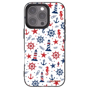 Picasee fekete szilikon tok az alábbi mobiltelefonokra Apple iPhone 16 Pro - Sailor Vibes