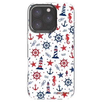 Picasee átlátszó szilikon tok az alábbi mobiltelefonokra Apple iPhone 16 Pro - Sailor Vibes