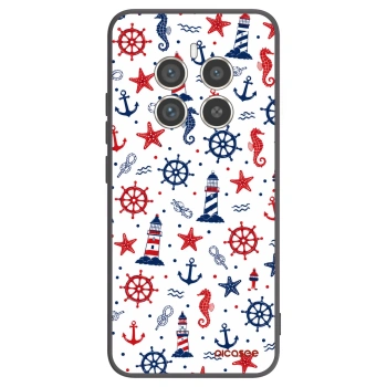 Picasee fekete szilikon tok az alábbi mobiltelefonokra Realme 12 Pro 5G - Sailor Vibes