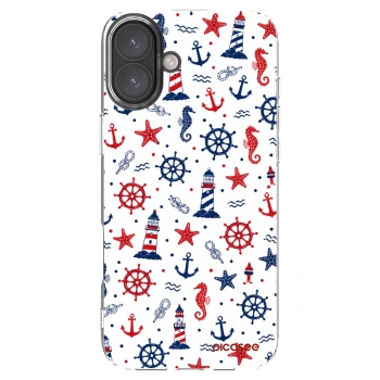 Picasee átlátszó szilikon tok az alábbi mobiltelefonokra Apple iPhone 16 Plus - Sailor Vibes