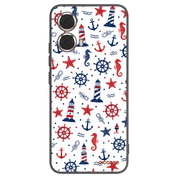 Picasee fekete szilikon tok az alábbi mobiltelefonokra Motorola Moto G85 - Sailor Vibes