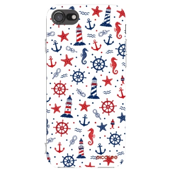 Picasee átlátszó szilikon tok az alábbi mobiltelefonokra Apple iPhone 7 - Sailor Vibes