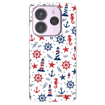 Picasee átlátszó szilikon tok az alábbi mobiltelefonokra Xiaomi Redmi Note 14 5G - Sailor Vibes