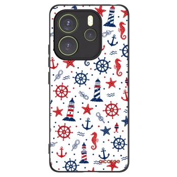 Picasee fekete szilikon tok az alábbi mobiltelefonokra Xiaomi Redmi Note 14 4G - Sailor Vibes