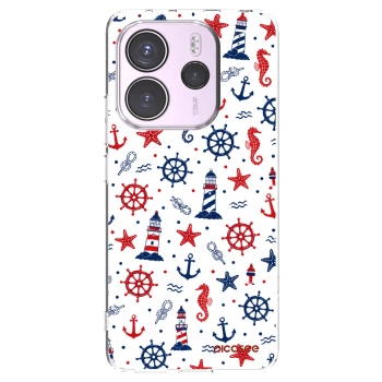 Picasee átlátszó szilikon tok az alábbi mobiltelefonokra Xiaomi Redmi Note 14 4G - Sailor Vibes