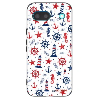 Picasee fekete szilikon tok az alábbi mobiltelefonokra Google Pixel 8 - Sailor Vibes