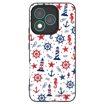 Picasee fekete szilikon tok az alábbi mobiltelefonokra Honor 400 Lite 5G - Sailor Vibes