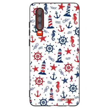 Picasee fekete szilikon tok az alábbi mobiltelefonokra Huawei P30 - Sailor Vibes