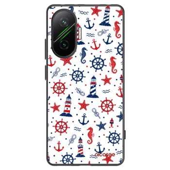 Picasee fekete szilikon tok az alábbi mobiltelefonokra Xiaomi Poco F7 Pro 5G - Sailor Vibes