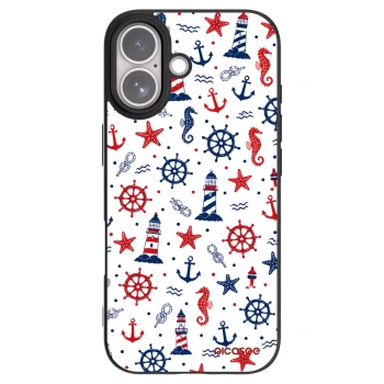 Picasee fekete szilikon tok az alábbi mobiltelefonokra Apple iPhone 17 - Sailor Vibes