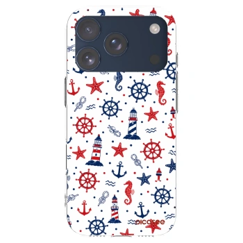 Picasee átlátszó szilikon tok az alábbi mobiltelefonokra Apple iPhone 17 Pro - Sailor Vibes