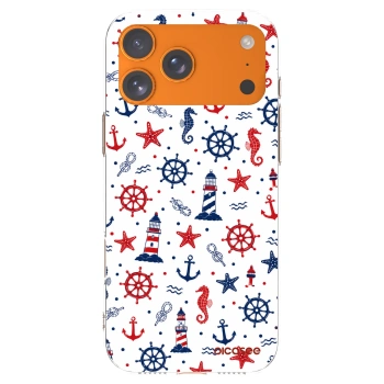 Picasee átlátszó szilikon tok az alábbi mobiltelefonokra Apple iPhone 17 Pro Max - Sailor Vibes